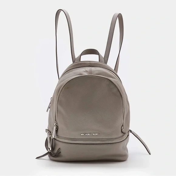 Michael Kors Rhea Leather Backpack - Picture 3 of 11